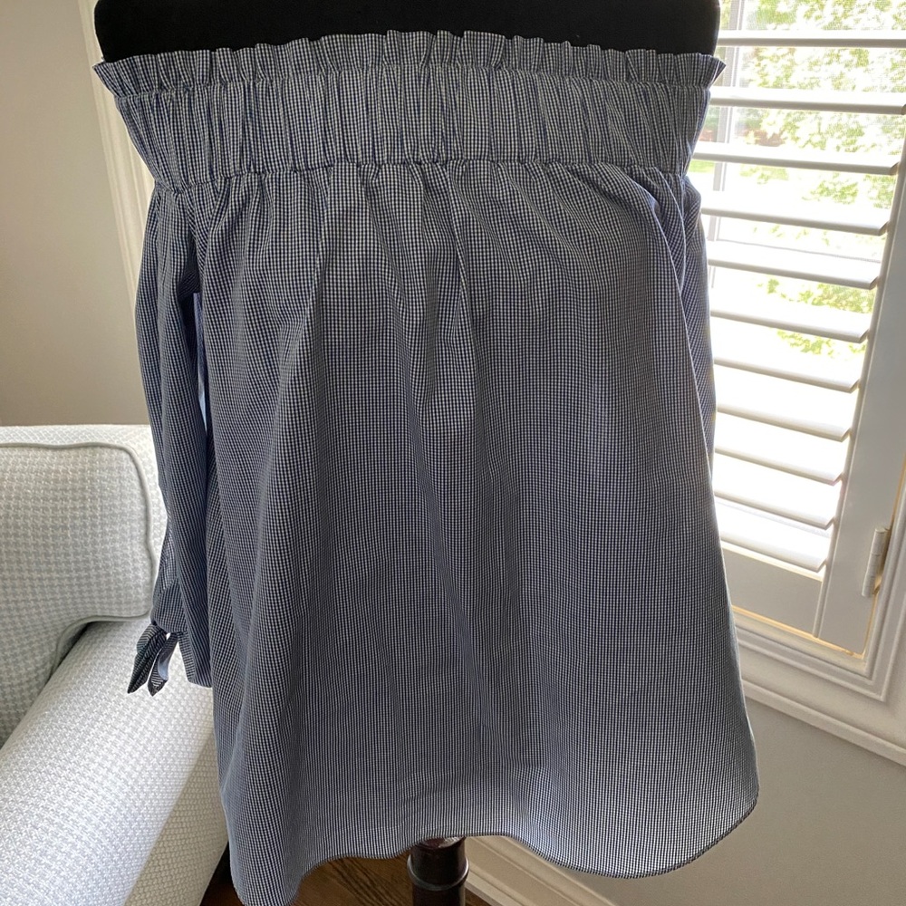 H&M cotton off shoulder top